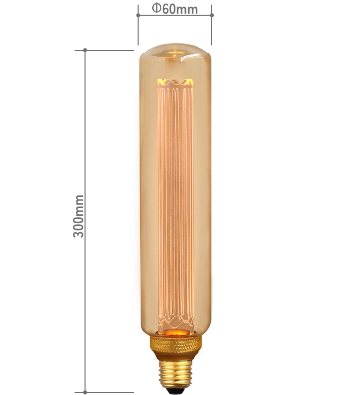 LEDフィラメント電球ラージサイズのチューブ
