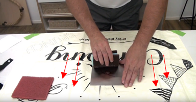 セミプロ[ヘアライン仕上用]お試し補修方法 説明4