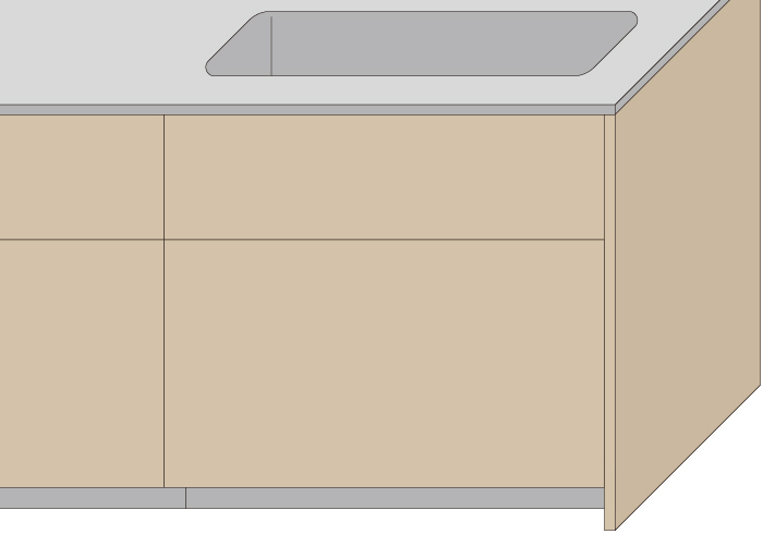シンク下引出し収納