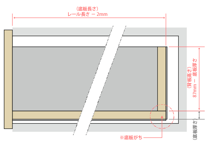 引出システム(iBox)/サイズ参考2