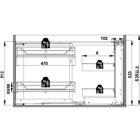 回転コーナーユニット