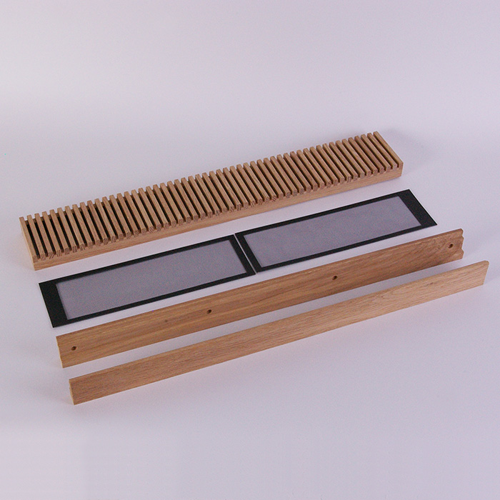 【在庫限り品】木製 床ガラリ／Airtool（エアトオル 横スリット　オーク材
