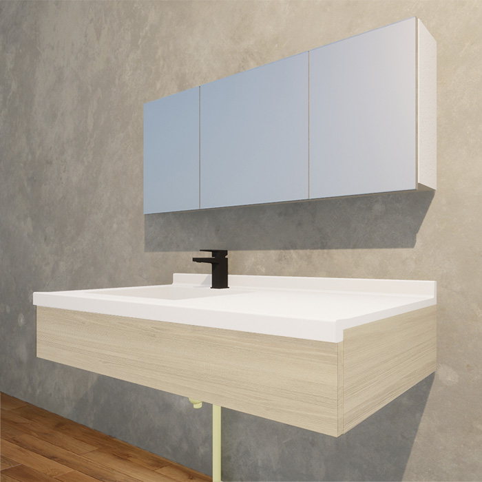 Flex Sink（ﾌﾚｯｸｽｼﾝｸ)専用化粧パネルW600-1200㎜