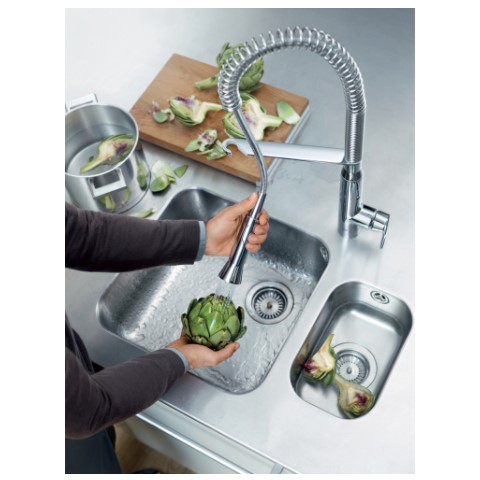 【販売終了】キッチン混合水栓ｽﾌﾟﾘﾝｸﾞｽﾌﾟﾚｰ JP301101/301001 GROHE