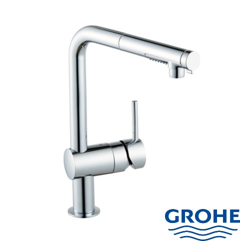 キッチン混合水栓　節湯C1 JP369303 幅広シャワー GROHE