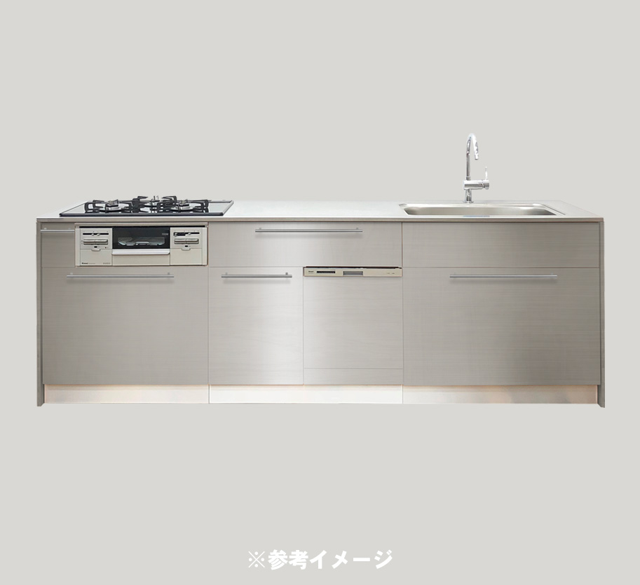 キッチン・キット用ステンレス扉セットKKT.W2400用 食洗機なし