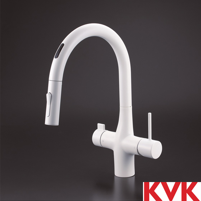キッチン浄水器付 複合水栓 節湯C1 KM6091シリーズ KVK