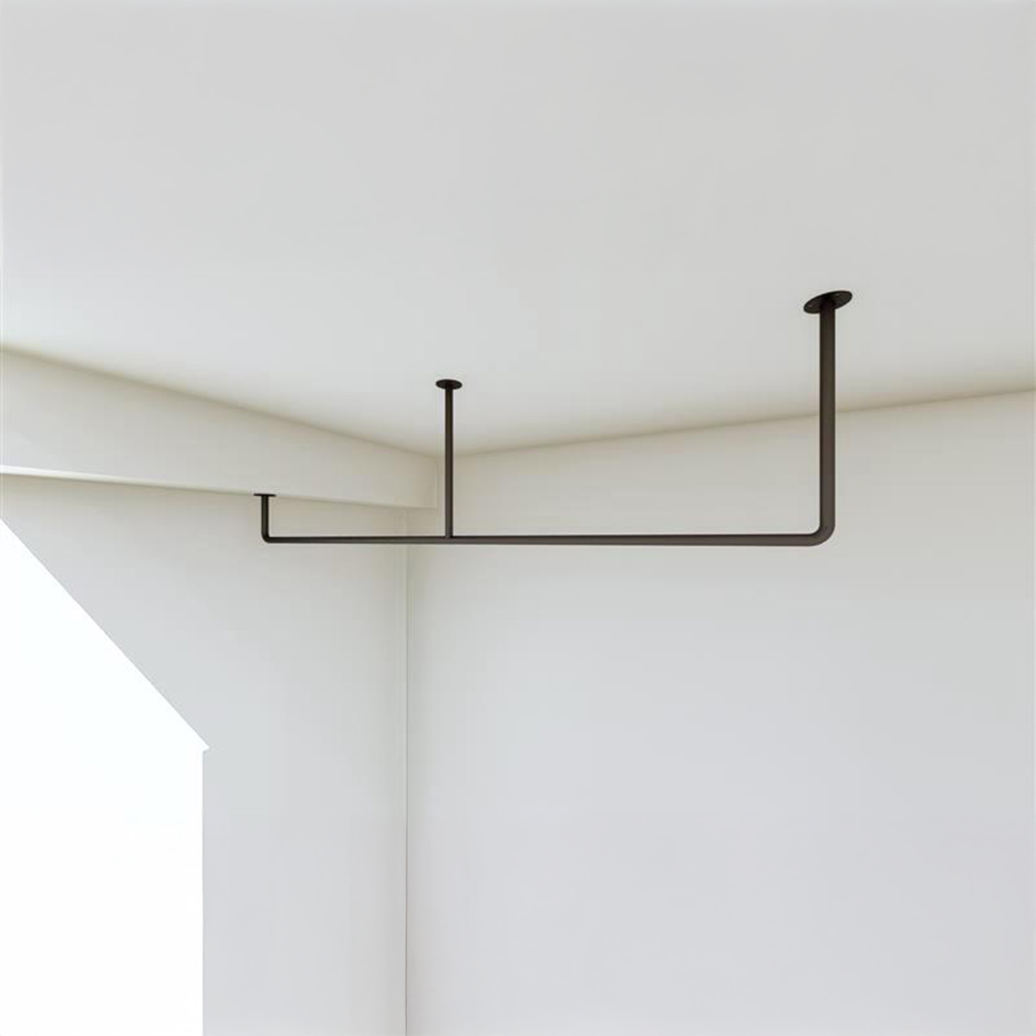 アイアン物干しハンガー φ16【Eタイプ】高さ非対称