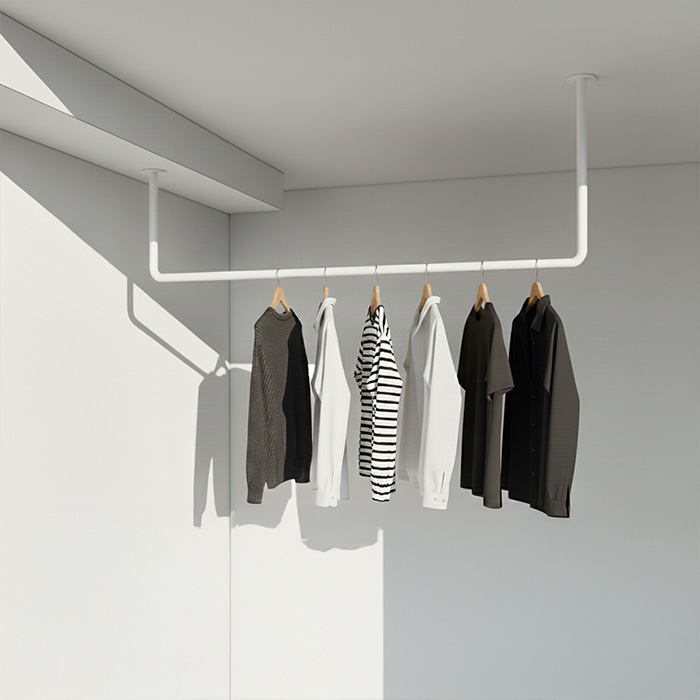 アイアン物干しハンガー φ16【Uタイプ梁対応】