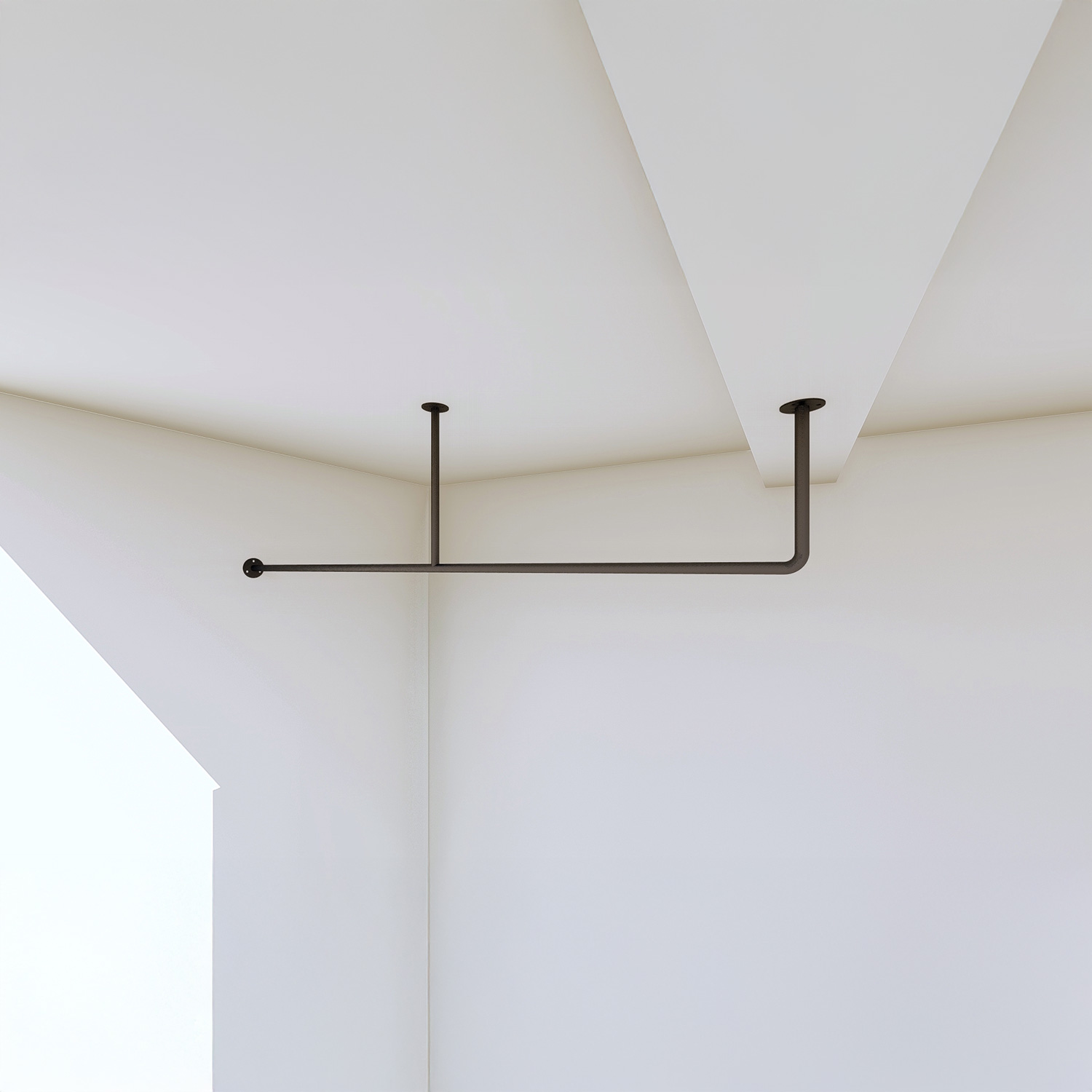 アイアン物干しハンガー φ16【Fタイプ】高さ非対称