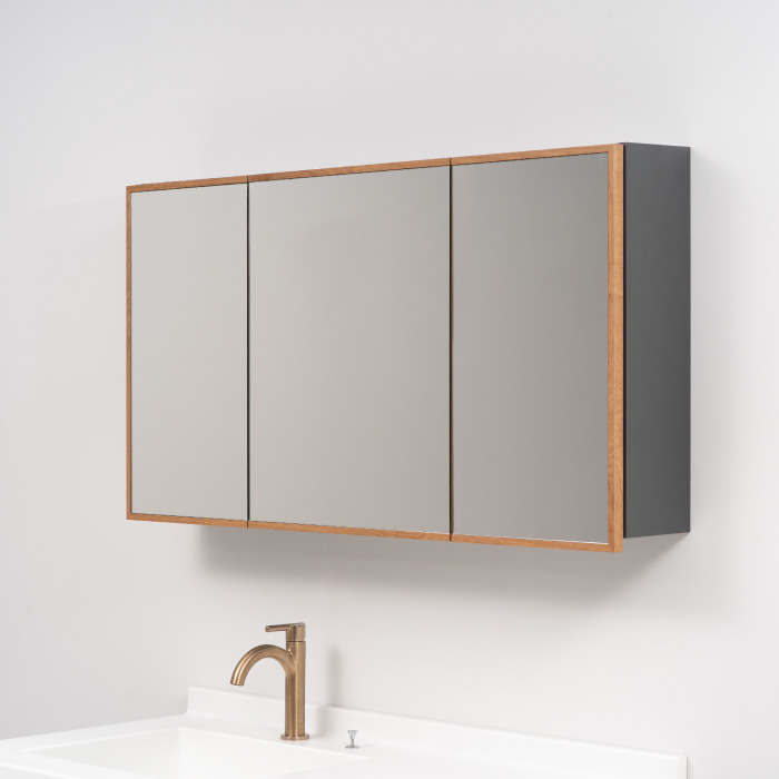 木枠ミラーキャビネット