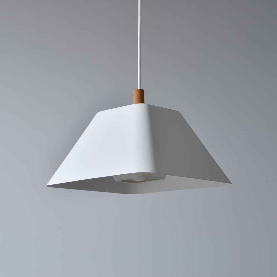 KECKシリーズ ババロアペンダント スチール ホワイト PBB/S-W /堀部安嗣設計