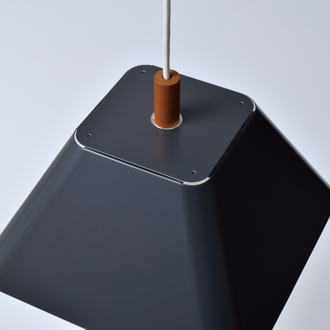 KECKシリーズ ババロアペンダント スチール ダークグレー PBB/S-GR /堀部安嗣設計